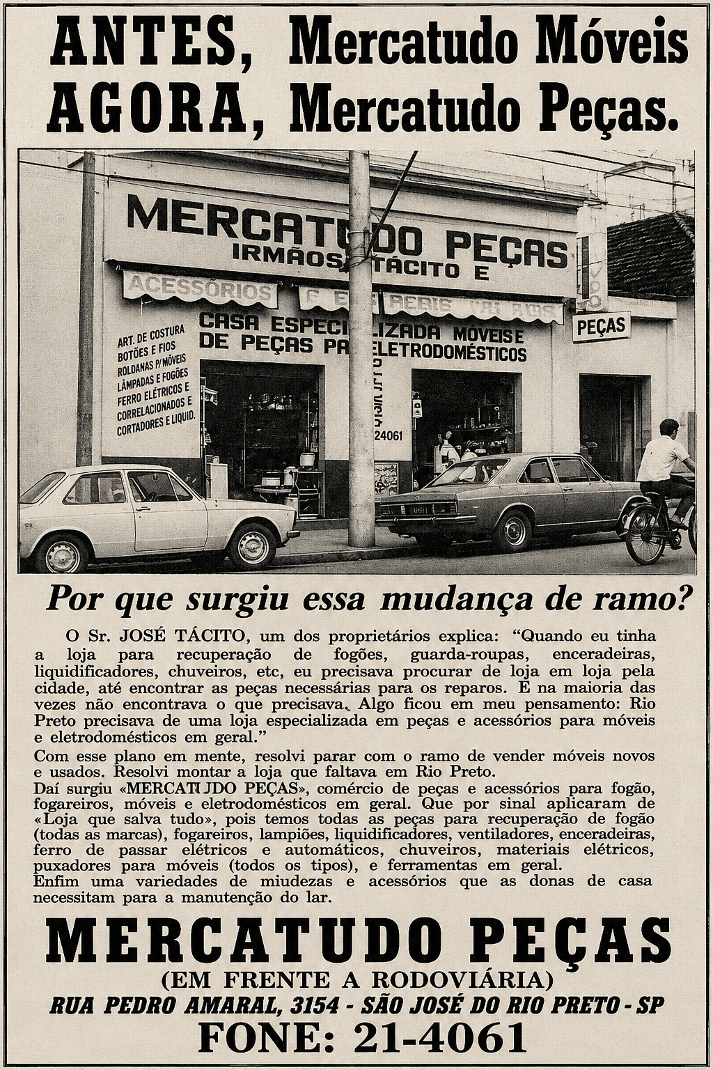 Anúncio de lançamento — 1983